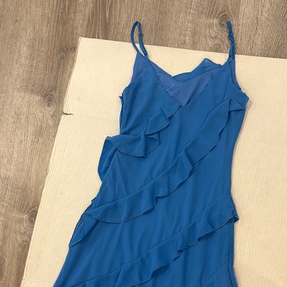 NWOT Petal & Pup Ciao Ruffles Blue Maxi Dress Size S - Picture 11 of 15